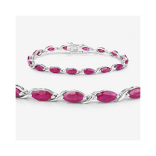 Load image into Gallery viewer, Genuine Ruby 10K Gold Bracelet