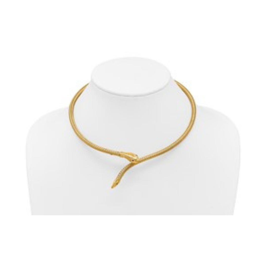 18K Ruby Snake Neck Collar