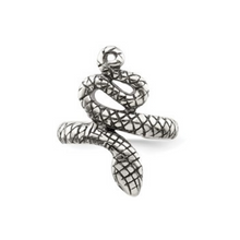 Load image into Gallery viewer, Antiqued Snake Toe Ring