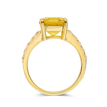 Load image into Gallery viewer, Lab Grown Sapphire Diamond Ring Valentine Gift For Girlfriend - FineColorJewels