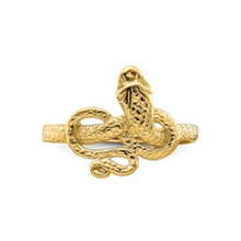 Load image into Gallery viewer, 14K Gold Snake Ring