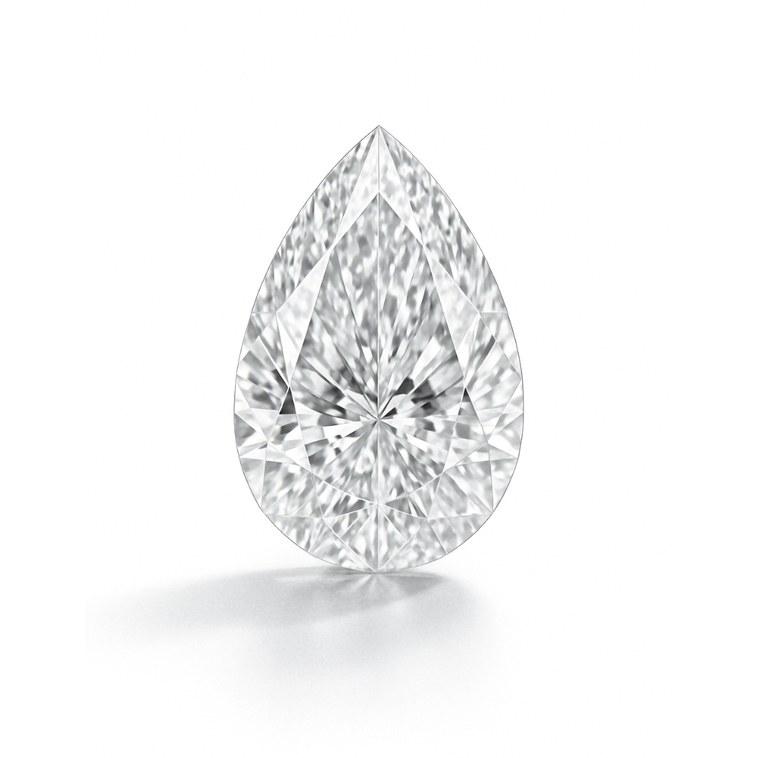 Pear Shaped Loose Lab Grown Diamond Stone VS1 IGI Certified