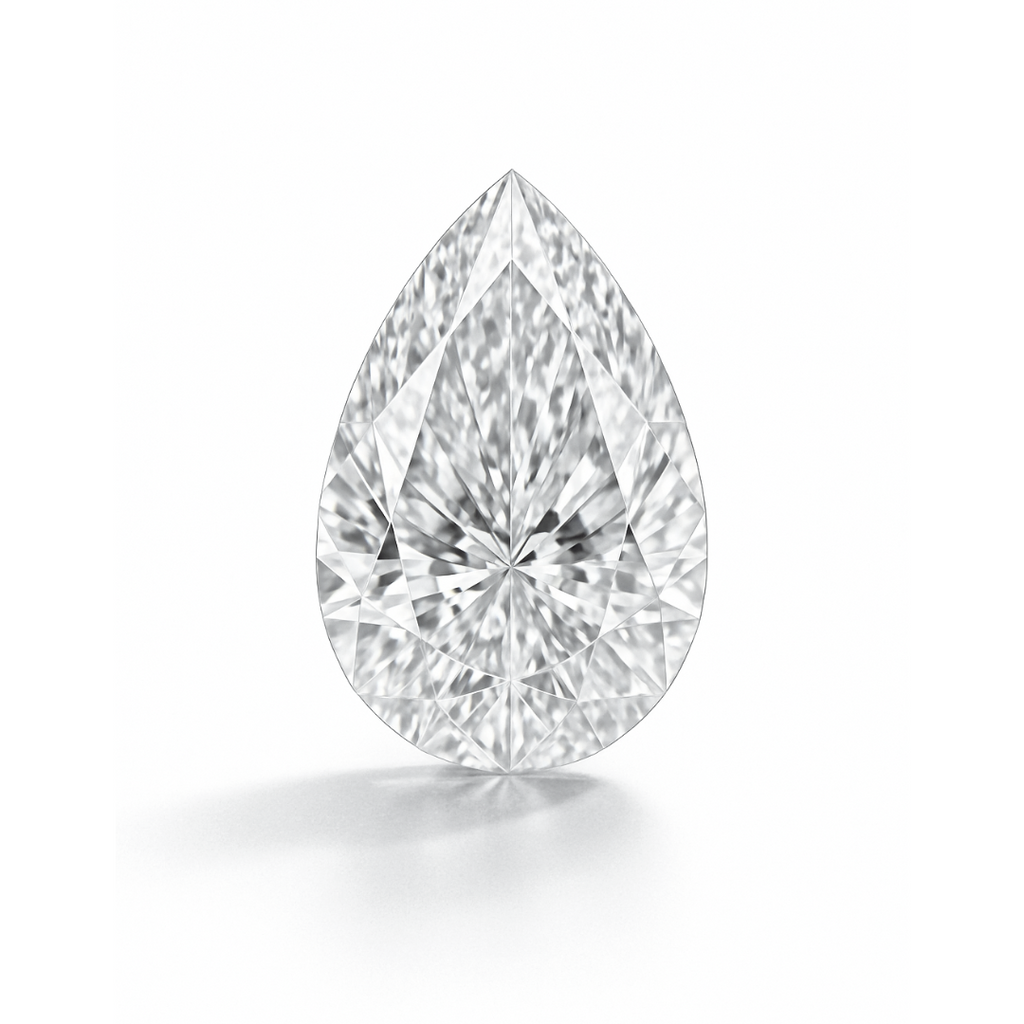 Pear Shaped Loose Lab Grown Diamond Stone SI1 IGI Certified