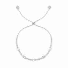 Load image into Gallery viewer, Natural White Zircon Bracelet,unique braclet cute bracelet gemstone bracelet beautiful bracelet stacking bracelet tennis bracelet mothers day jewelry Bolo Tennis Bracelet dainty bracelet best gift for her White Bracelet zircon bracelet silver bracelet