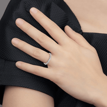 Load image into Gallery viewer, 14K White Gold Lab Diamond Half Eternity Ring Fine Color Jewels 14k gold jewelry, 14k White Gold, 14K White Gold Lab Grown Diamond wedding gift, Bezel Diamond Eternity Band, bezel diamond ring, Bezel-Set Wedding Ring, DIAMOND STACKING RING, dla-dm-discount-all-153807, half Eternity Band, Lab Diamond Band, ring stacking, stacking ring