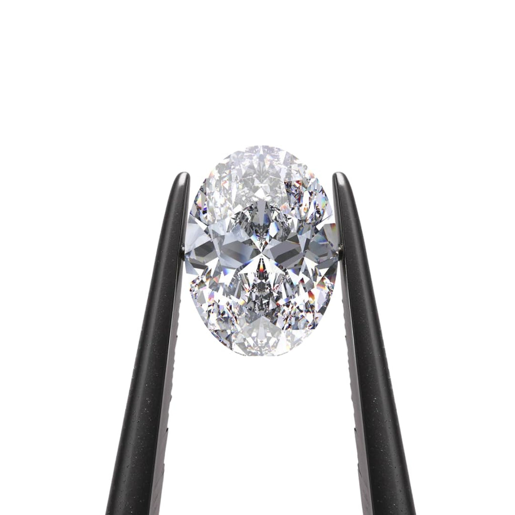 Oval Loose Lab Grown Diamond Stone VVS1 IGI Certified