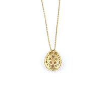 Load image into Gallery viewer, Orange Teardrop Moonstone Pendant Necklace