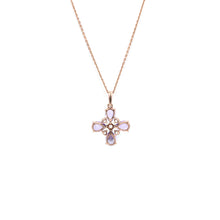 Load image into Gallery viewer, Natural Amethyst Dainty Four Clover Necklace