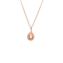 Load image into Gallery viewer, Pink Opal Teardrop Pendant Necklace