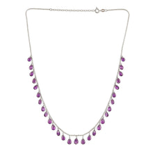 Load image into Gallery viewer, Dainty Amethyst Layer Necklace