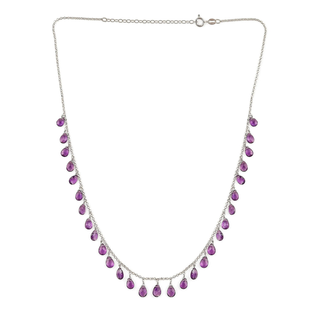 Dainty Amethyst Layer Necklace