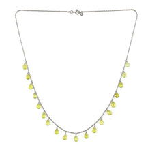 Load image into Gallery viewer, Dainty Layered Peridot Necklace