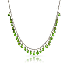Load image into Gallery viewer, Chrome Diopside Layer Necklace