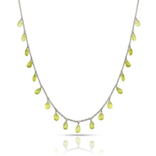 Load image into Gallery viewer, Dainty Layered Peridot Necklace