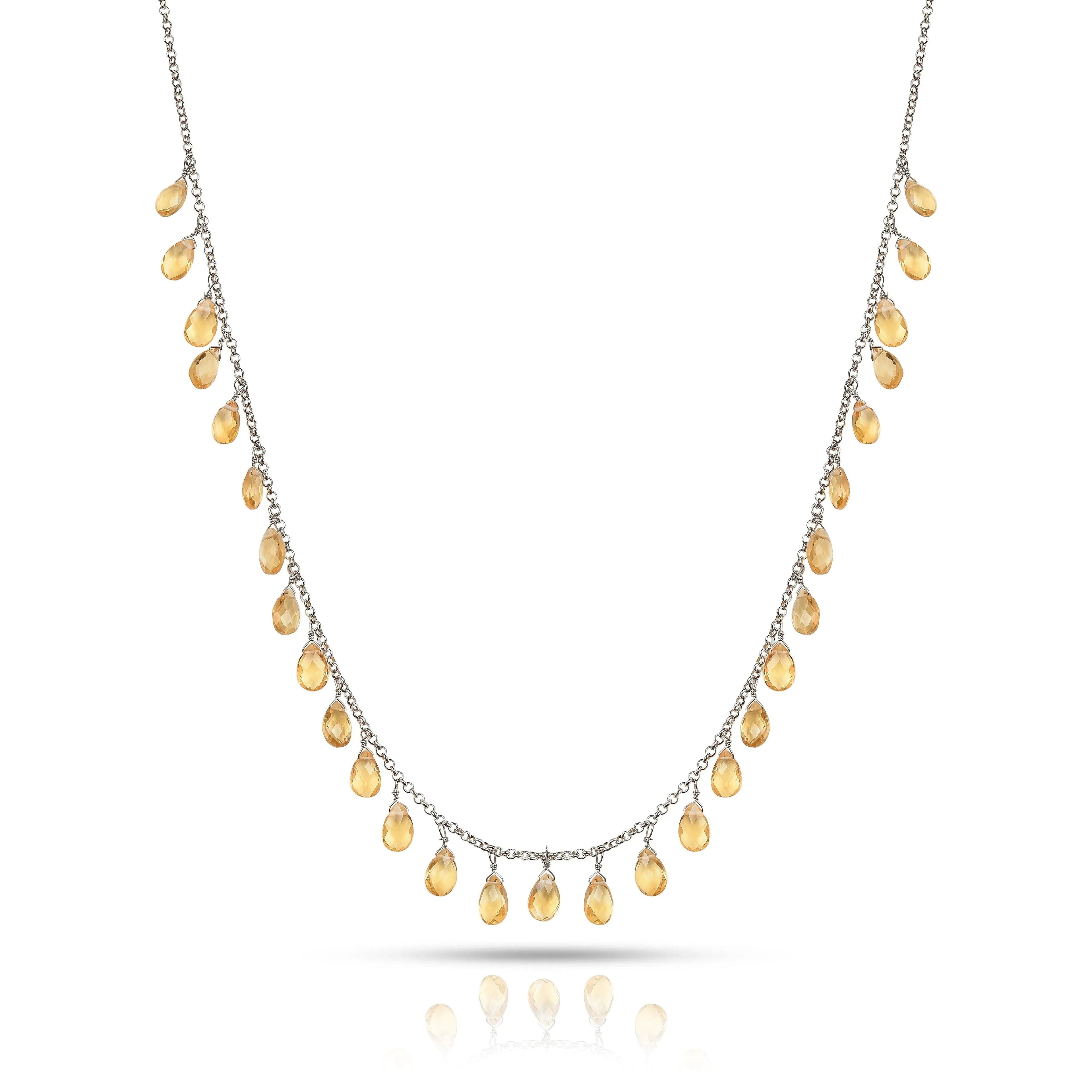 Citrine Layer Necklaces