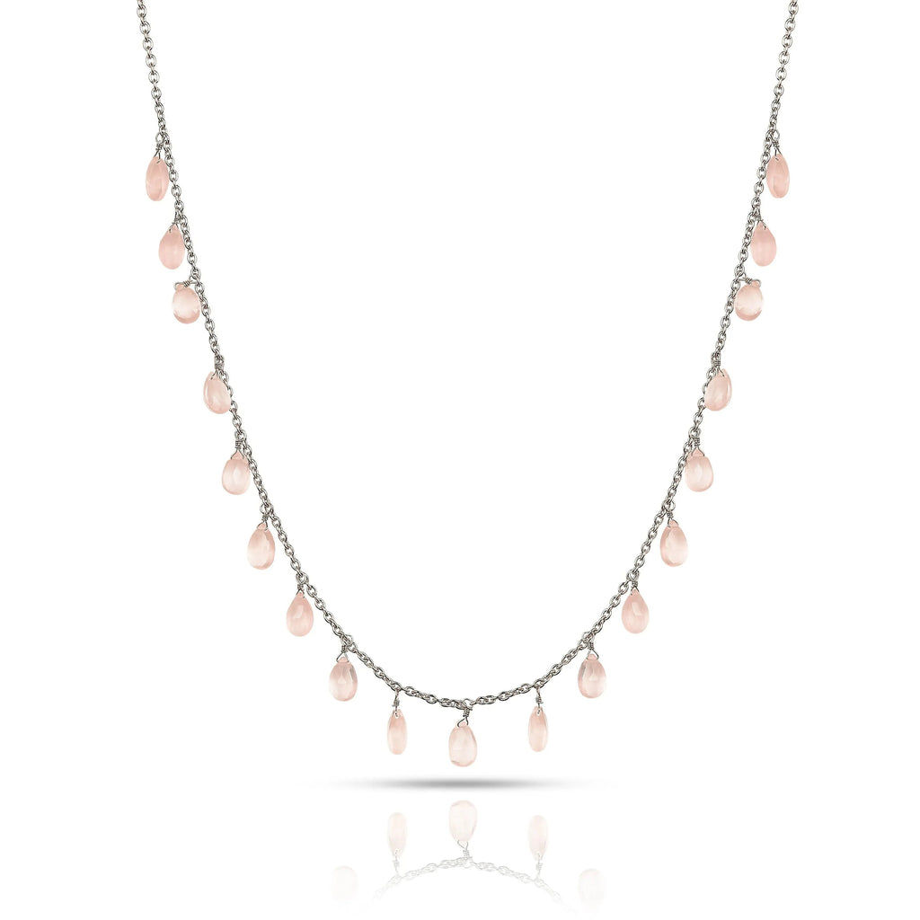 Rose Quartz Layer Necklace
