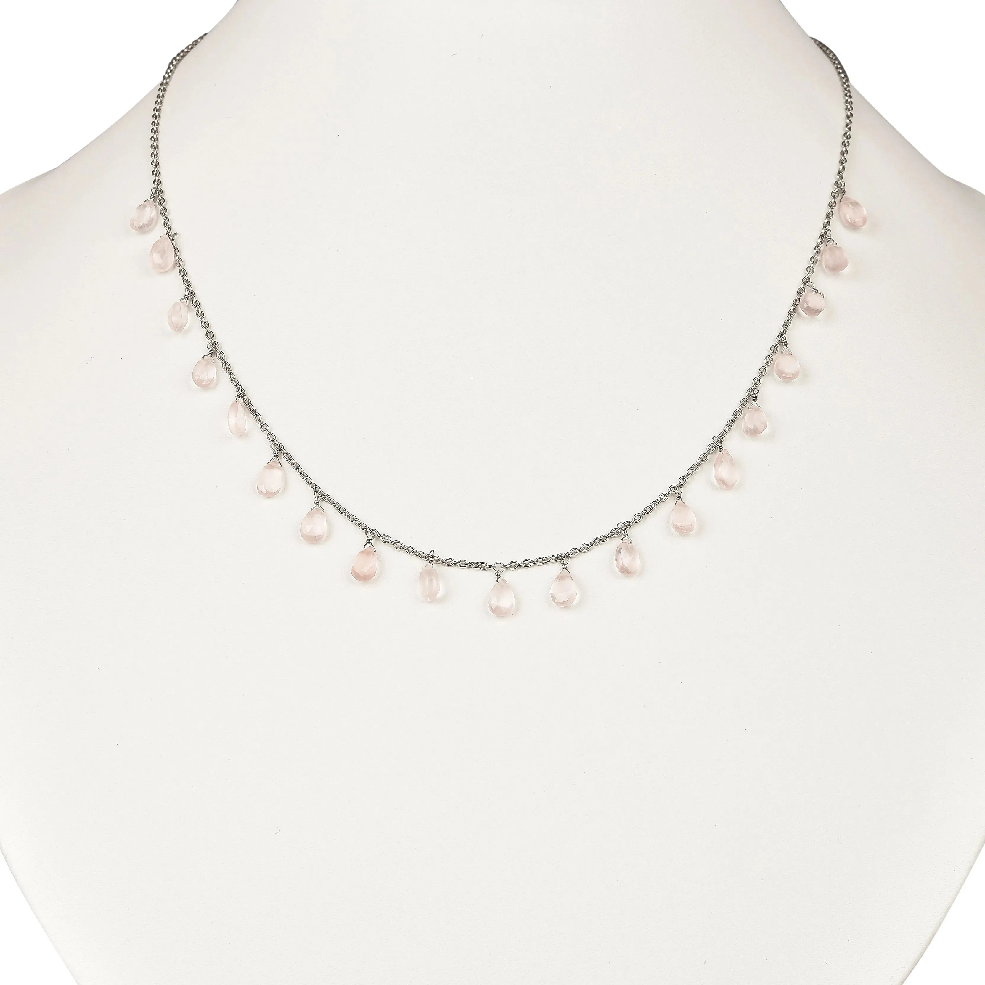 Rose Quartz Layer Necklace