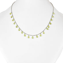 Load image into Gallery viewer, Dainty Layered Peridot Necklace
