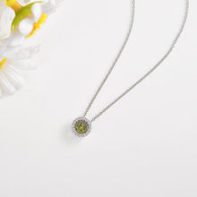 Load image into Gallery viewer, Natural Peridot Dancing Stone Necklace