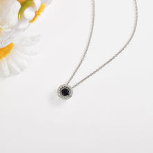 Load image into Gallery viewer, Natural Blue Sapphire Dancing Stone Necklace