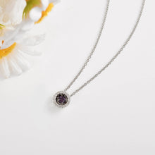 Load image into Gallery viewer, Created Alexandrite Dancing Stone Necklace