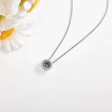 Load image into Gallery viewer, Natural Tanzanite Dancing Stone Pendant Necklace