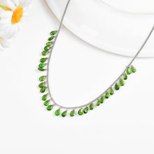 Load image into Gallery viewer, Chrome Diopside Layer Necklace