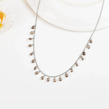 Load image into Gallery viewer, Smoky Quartz Layered Necklace