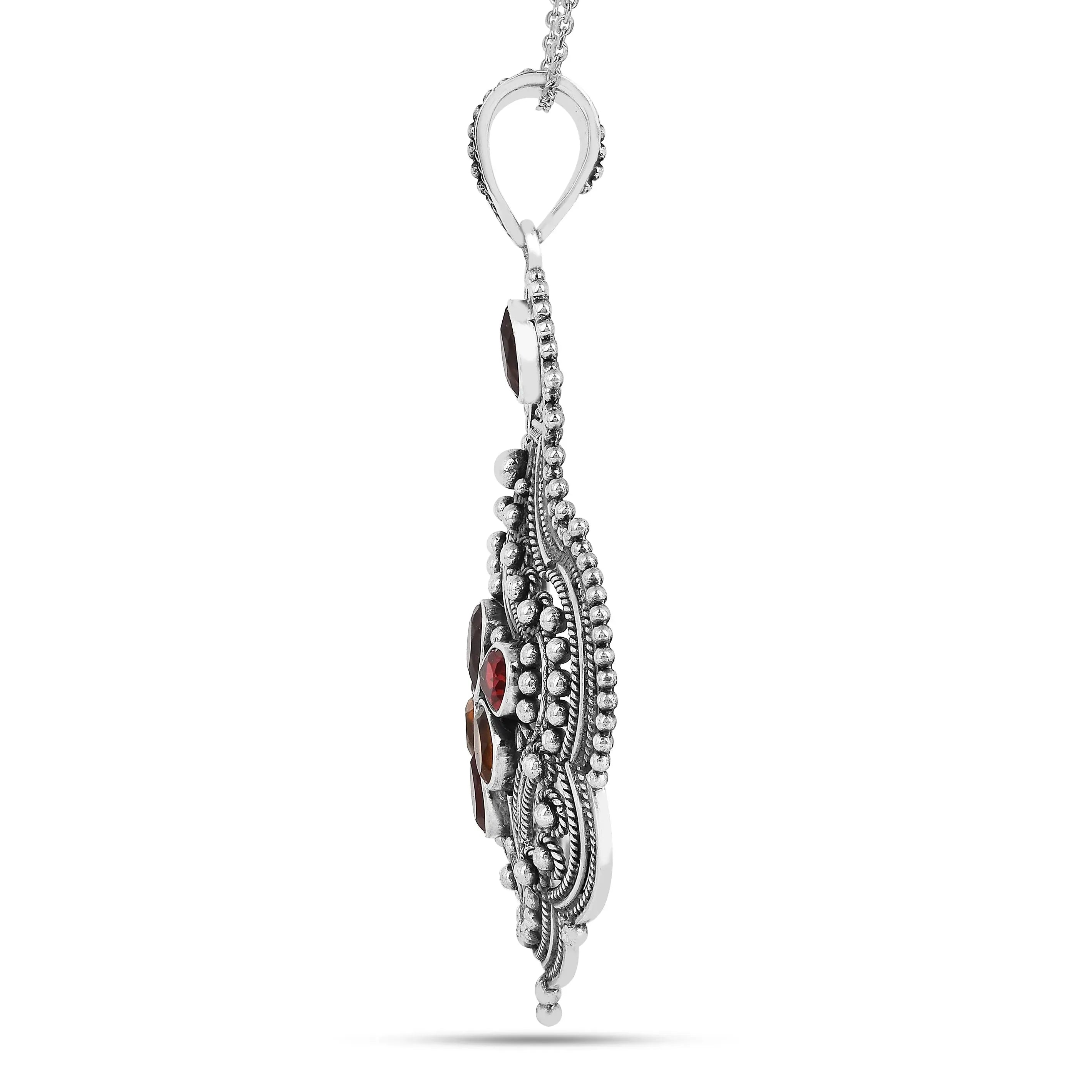 Boho Pendant Oxidised Necklace FineColorJewels 925 Sterling Silver, boho necklace, boho pendant, gemstone pendant, gemstone Pendant necklace, gemstone pendant.Celestial Jewelry, necklaces, pendant, pendant necklace, silver necklace, silver pendant, sterling silver, unique necklace, unique pendant