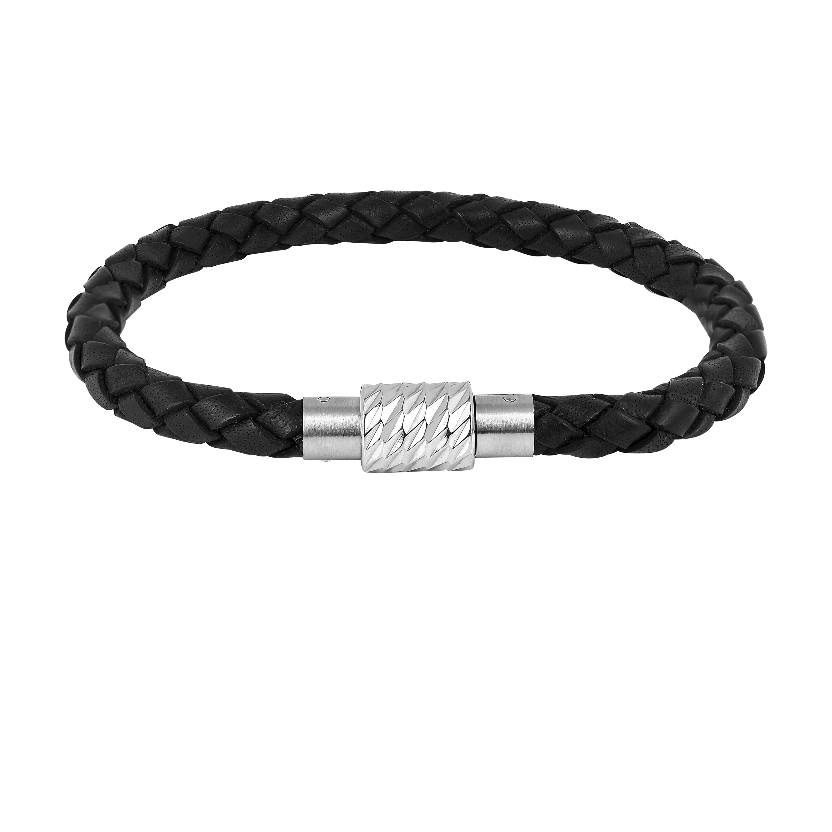 Braided Leather Bracelet For Mens