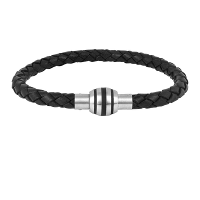 Mens Braided Leather Bracelet