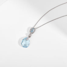 Load image into Gallery viewer, Natural Sky Blue Topaz Necklace Women