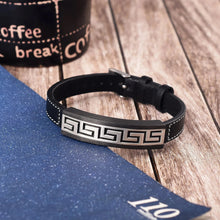 Load image into Gallery viewer, Greek Key Bracelet for Men