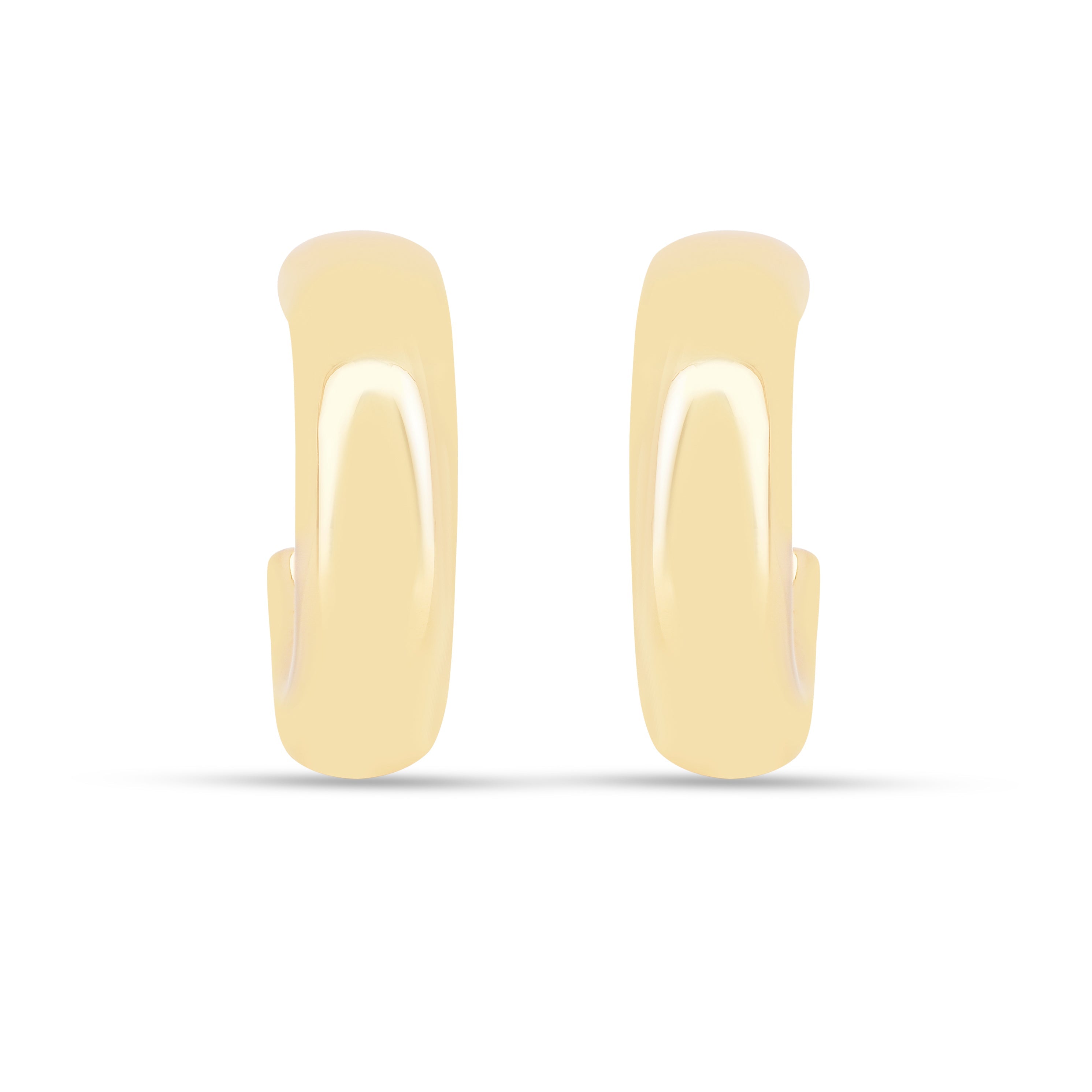 18K Gold Vermeil  Open Hoop Earrings