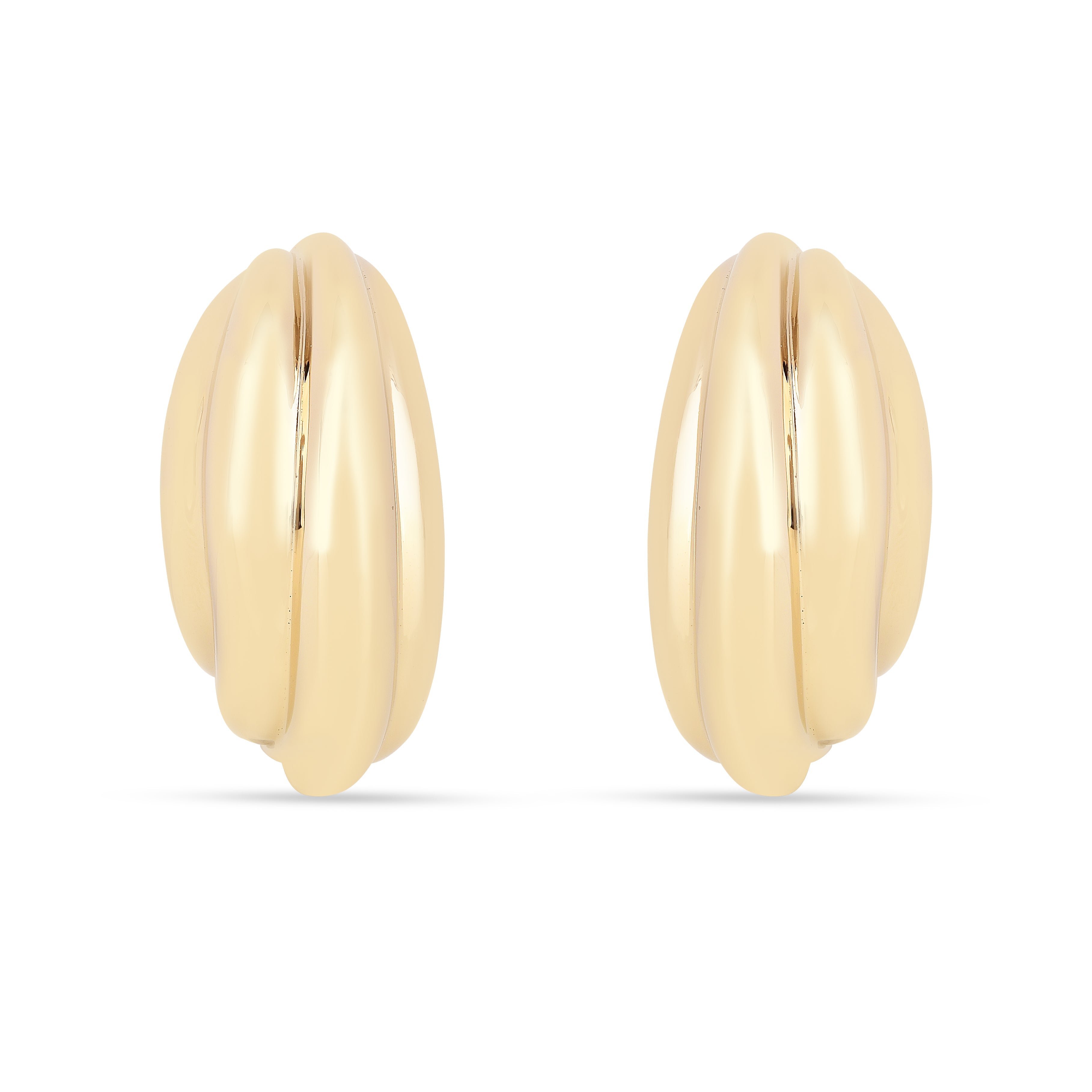 18K Gold Vermeil Layered Hoop Earrings
