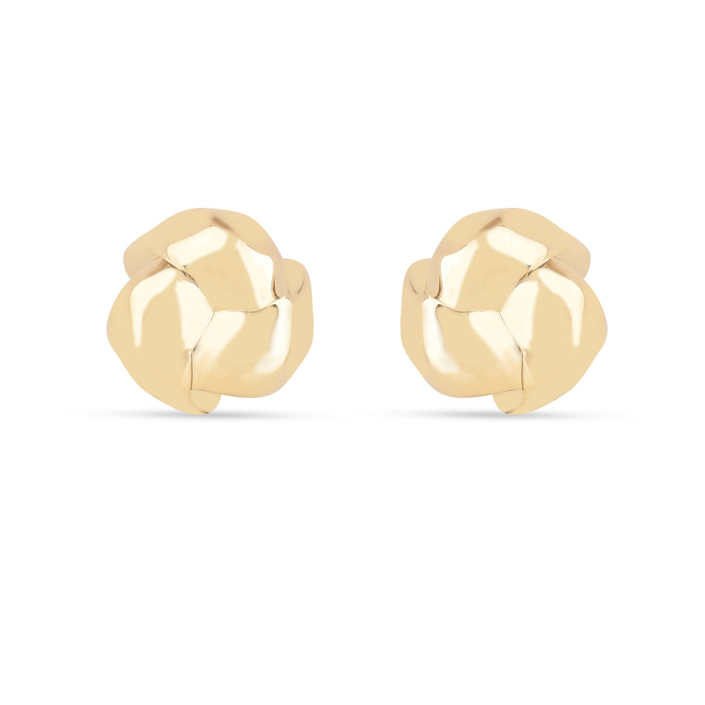 18K Gold Vermeil  Knot Earrings