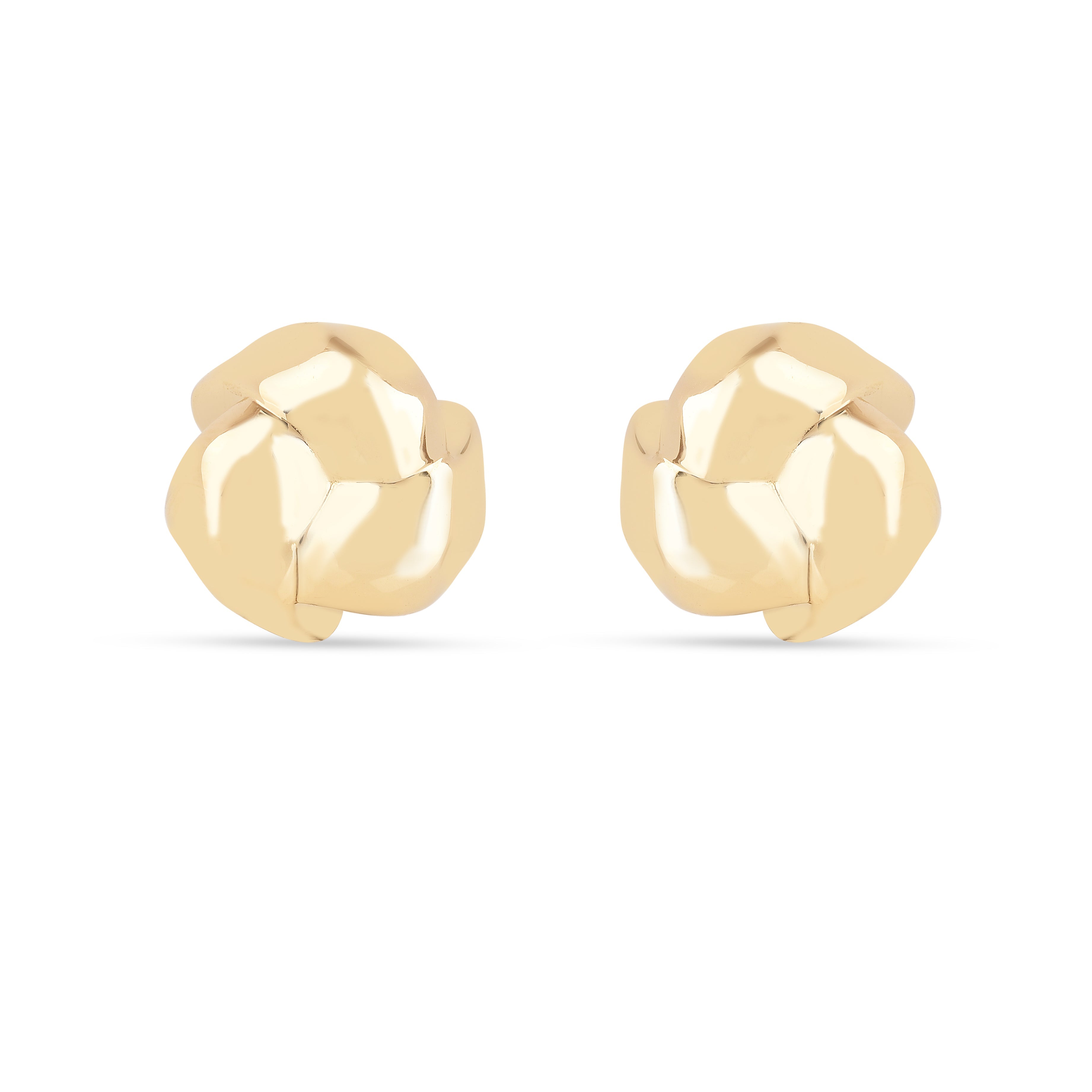 18K Gold Vermeil  Knot Earrings