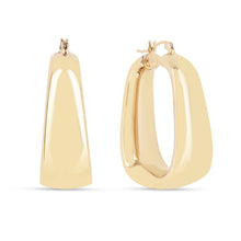 Load image into Gallery viewer, 18K Gold Vermeil  Large Hoop Earrings