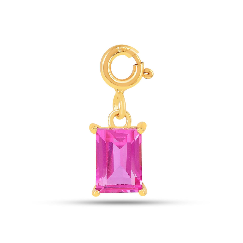 Sapphire Baguette Charms Pendant Fine Color Jewels dla-dm-discount-all-154898