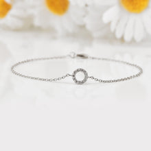 Load image into Gallery viewer, Affordable Halo Round Bracelet for her