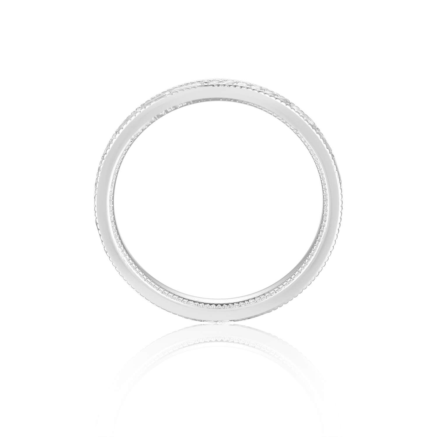 Light Baguette White Topaz Sterling Silver Ring