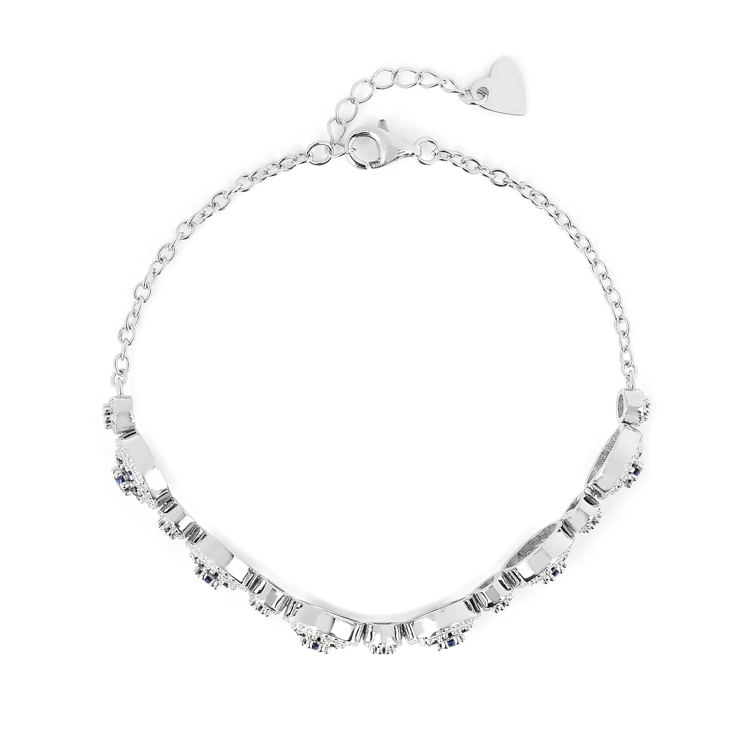 Lab Grown Blue Sapphire Halo Tennis Bracelet Fine Color Jewels &nbsp;Wedding Bridal Bracelet, Birthday gift for her, Blue Sapphire Bracelet, Bridesmaid Gift 925 Sterling Silver, Bridesmaid Gift for Her, Created sapphire bracelet.&nbsp;, everyday gift for her, gift for her, gift for hergift for women, Jewelry Gift for her, ring gift for her., Sapphire Halo Bracelet, September Birthstone Bracelet, Wedding Gift For Her