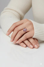 Load image into Gallery viewer, Natural Amethyst Four Leaf Clover Ring