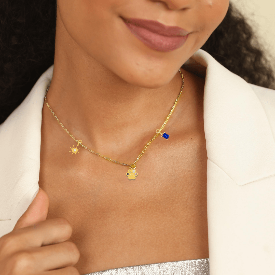 dog lover necklace, pendant necklace for dog mom