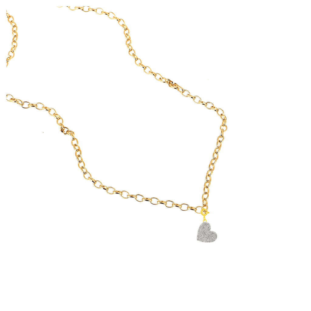 Cluster Heart Charm Pendant Fine Color Jewels dla-dm-discount-all-154898