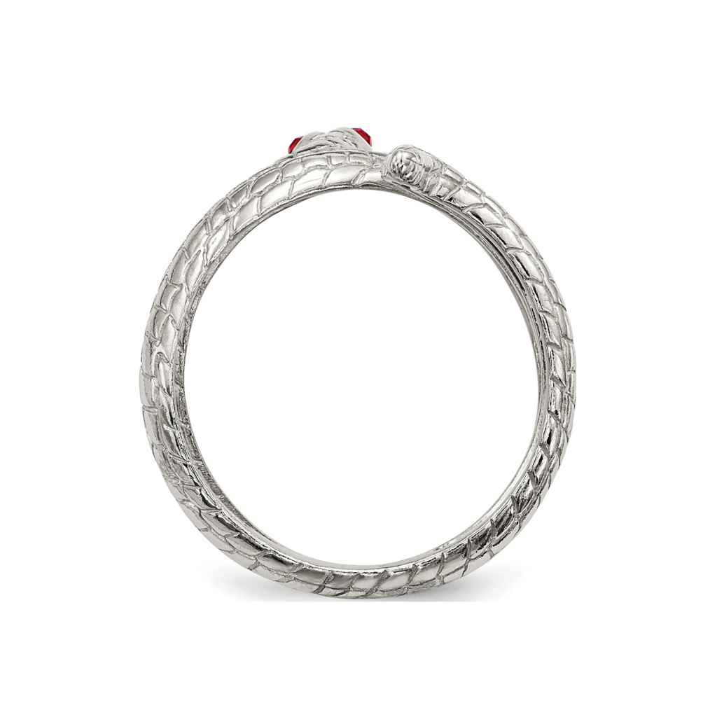 Red Eye Snake Ring