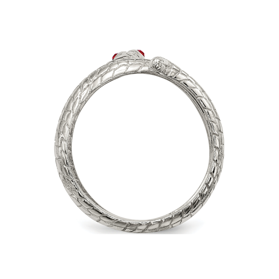 Red Eye Snake Ring