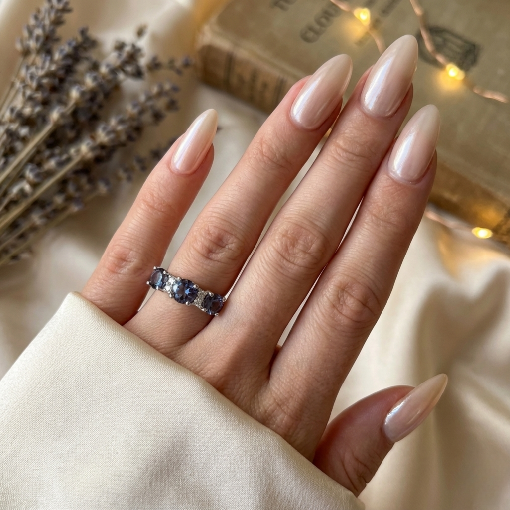 Alexandrite Three Stone Ring