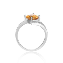 Load image into Gallery viewer, gift for her, gift for mom, square shape gemstone ring, statement ring design