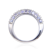Load image into Gallery viewer, blue gemstone rings, stackable ring design for women, affordable ring design